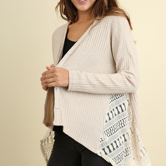 Umgee Top Size S M L Lace Button Cardigan Fairy Cottage Tunic Whimsigoth Womens - Picture 5 of 5